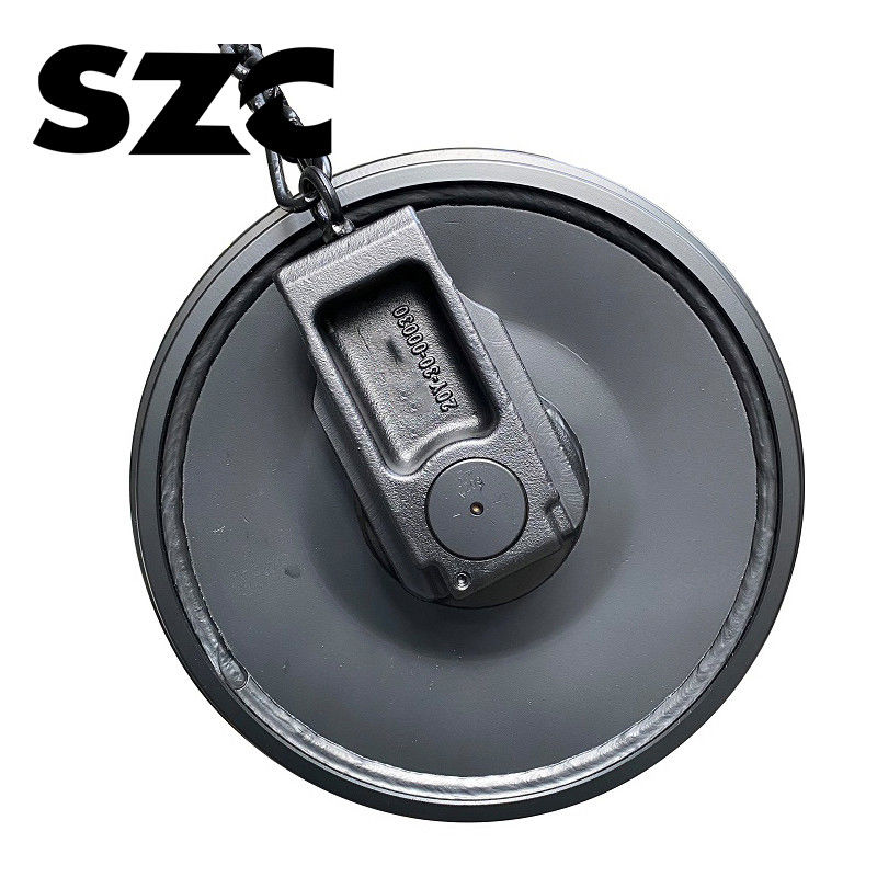Mempertukarkan 35MnB Pc350 Excavator Front Idler Assembly Mini Crawler Excavator Parts